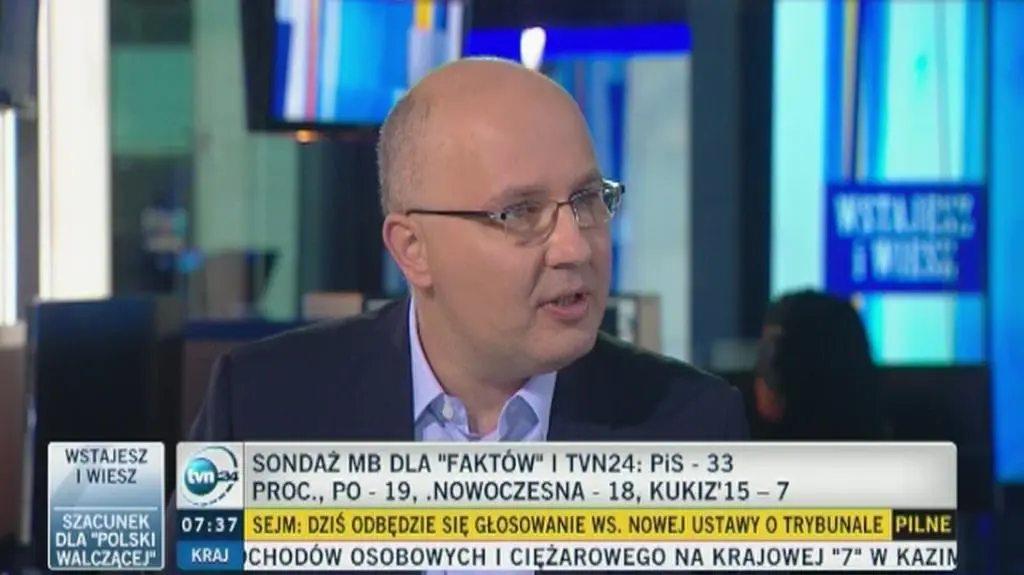 Robert Kropiwnicki (PO) był gościem "Wstajesz i wiesz" w TVN24