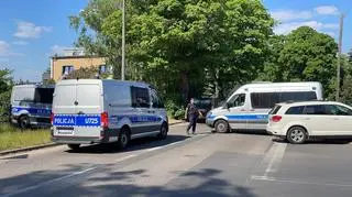 Na miejsce zdarzenia przyjechali policjanci