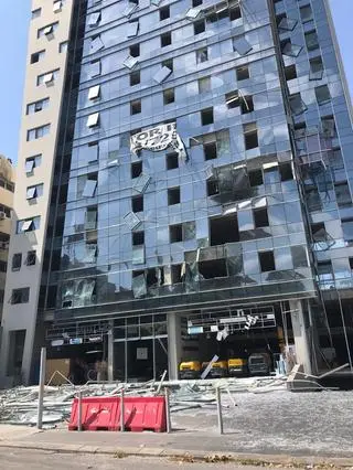 Bejrut, zniszczone miasto po eksplozji w porcie 