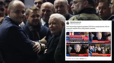 Wpadka TVP podczas przemowy liderów PiS. "Będzie kłamał. Na pewno powie, że ty kłamiesz"