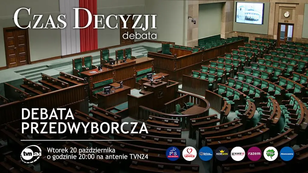 Debata przedwyborcza w TVN24
