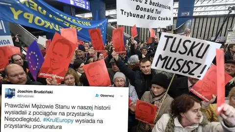 Powitanie jakby król wracał z jakiejś niewoli