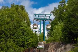 Kolejka linowa w Mont-Tremblant w Kanadzie