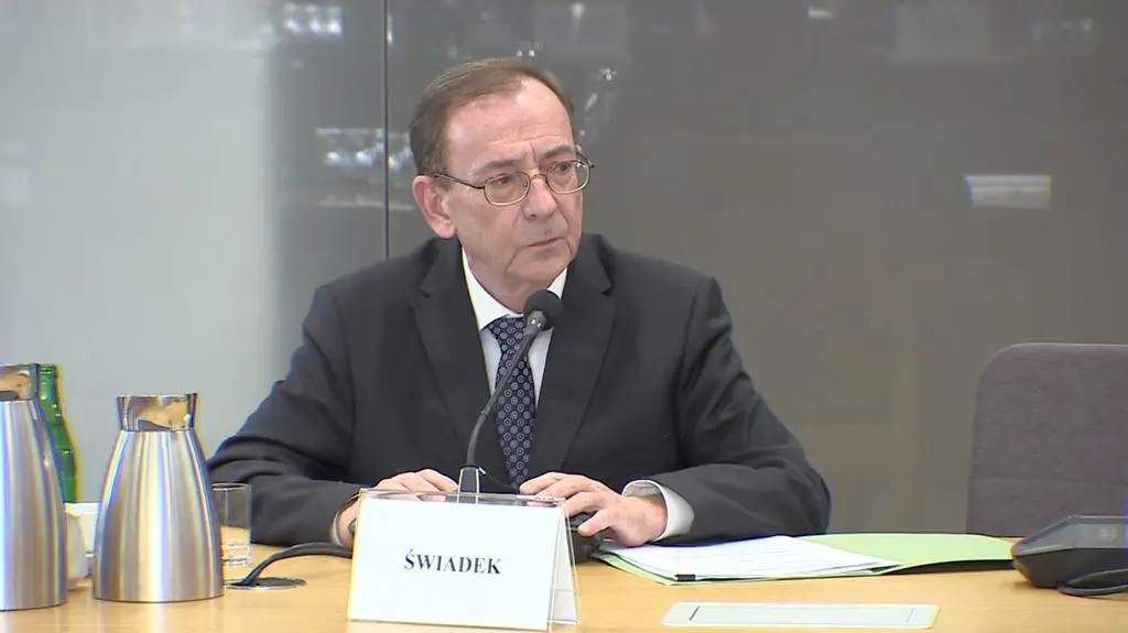 Mariusz Kamiński na przesłuchaniu