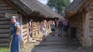 Rekonstrukcja dawnej osady