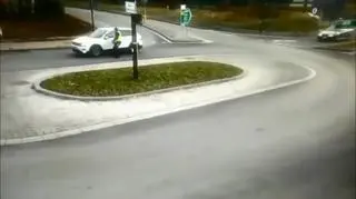 Potrącenie rowerzysty w Gliwicach