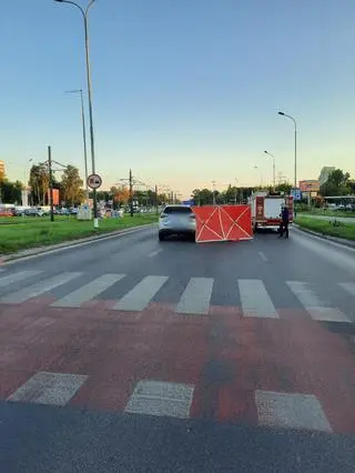 Tragiczny wypadek w Łodzi. Nie żyje rowerzysta