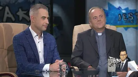 Ks. Andrzej Kobyliński i Krzysztof Gawkowski w Tak Jest