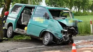 Dwie osoby podróżujące busem trafiły do szpitala