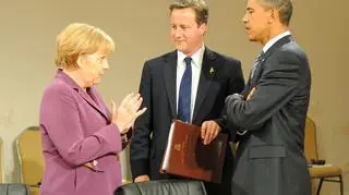 Angela Merkel, David Cameron, Barack Obama, 2010