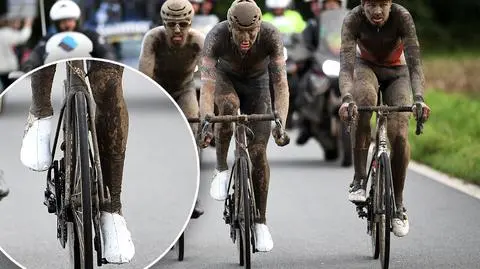 Wszędzie błoto, a na butach śnieżna biel. Największa zagadka wyścigu rozwiązana