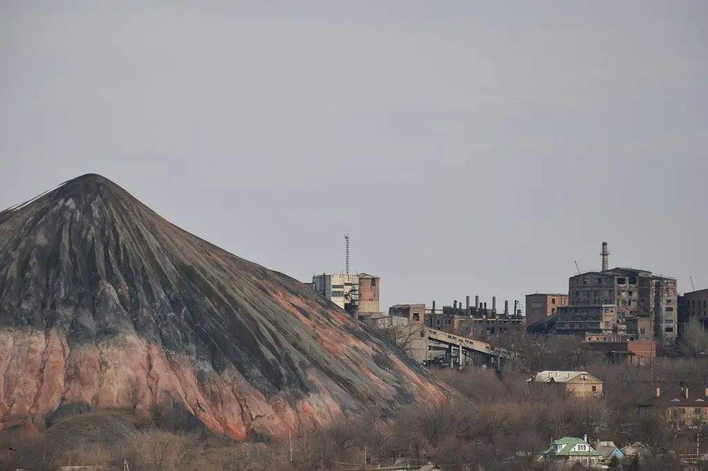 Widok na kopalnie w Doniecku