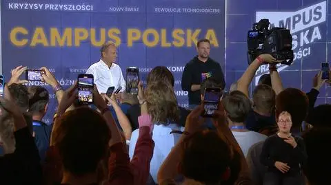 Debata Tusk-Trzaskowski
