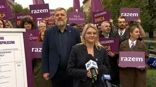Zandberg "dołączył do grupy wolontariuszy", a kandydatka Razem złożyła podpis
