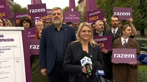 Adrian Zandberg poparł Aleksandrę Owcę