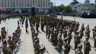 Uroczystości na placu Piłsudskiego 