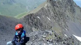 W tym roku 8-latek zdobył szczyt Tikanadze 3436 m n