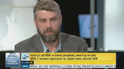 Robert Zieliński o sprawie ukaranych oficerów