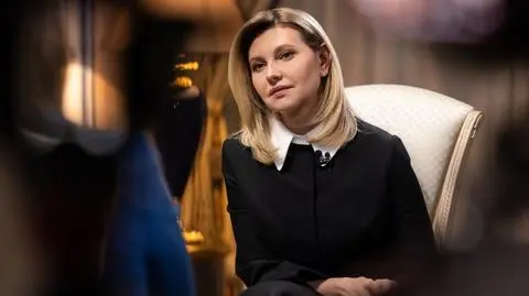 Ołena Zełenska w rozmowie z BBC