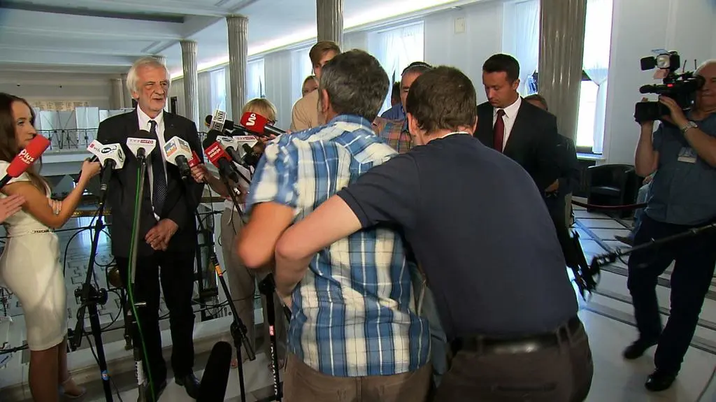 Incydent w sejmie podczas konferencji wicemarszałka Terleckiego