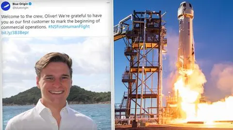 To będzie najmłodszy człowiek w kosmosie. Nastolatek poleci z Bezosem