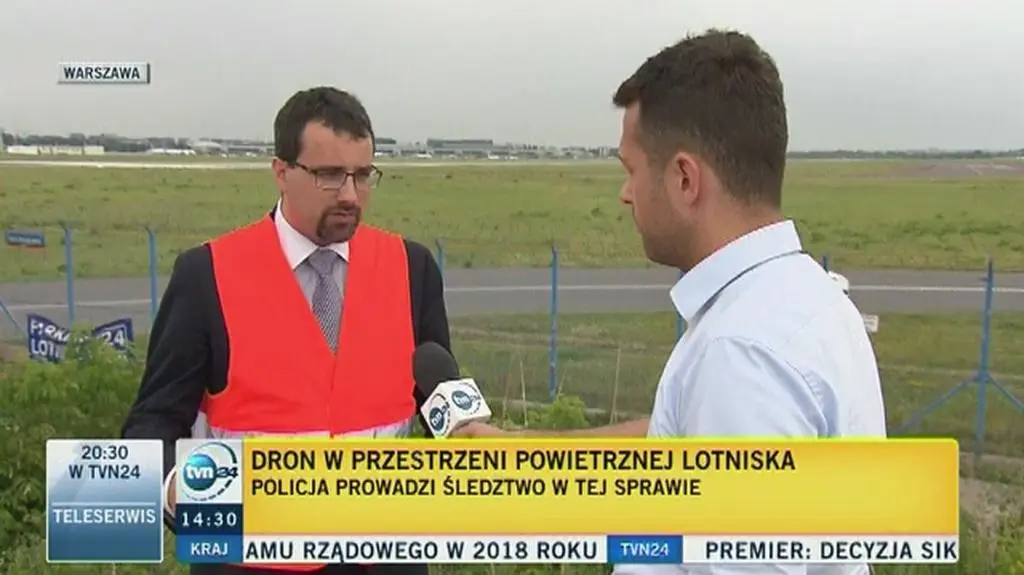 Rzecznik lotniska: to przestępstwo (wideo z 21