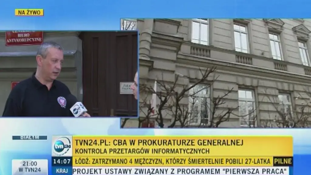 Agenci CBA weszli do Prokuratury Generalnej