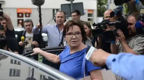 Ewa Kopacz po przesłuchaniu w prokuraturze