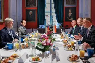 Spotkanie Andrzeja Dudy z Petrem Pavlem