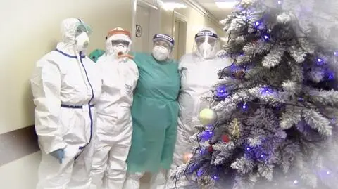 W szpitalu funkcjonuje oddział zakaźny, klip był nagrany w standardach reżimu sanitarnego