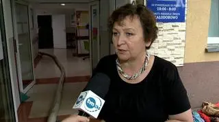 Dyrektor szpitala Bożena Grotowicz mówi, że w walce z żywiołem pomagał kto tylko mógł 