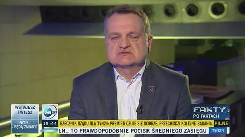 Pułkownik Robert Decyk był gościem Faktów po Faktach