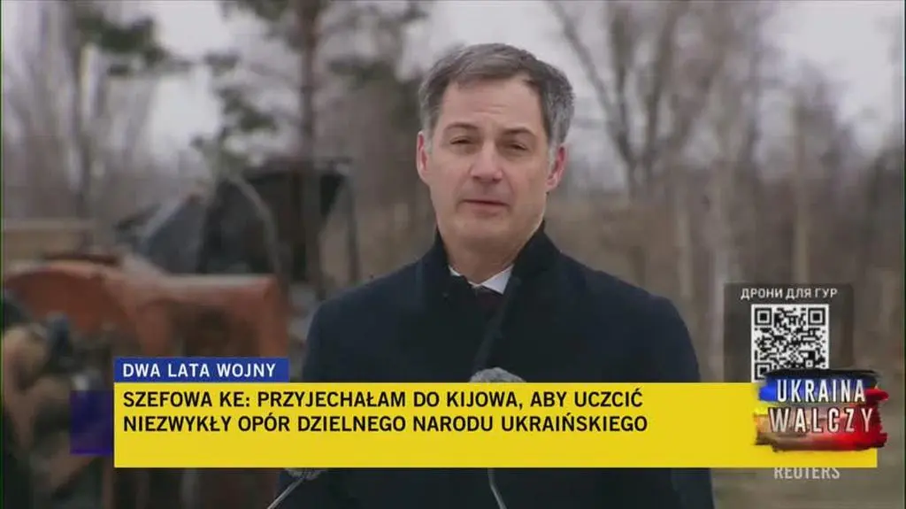 Premier Belgii: stoimy tutaj ramię w ramię z panem, panie prezydencie
