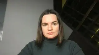 Swiatłana Cichanouska w rozmowie z TVN24 BiS