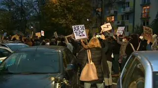 Protest w Krakowie