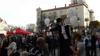 Na happening w Bielsku-Białej przybyło wielu mieszkańców
