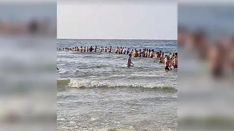 Po raz ostatni dziewięciolatkę widzieli w wodzie, plażowicze utworzyli "łańcuchy życia". Kilkadziesiąt minut grozy