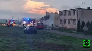 Wybuch gazu w budynku wielorodzinnym