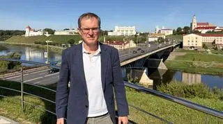 Andrzej Poczobut wrócił na Białoruś