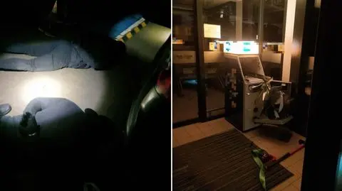 "Próbowali sforsować zabezpieczenia bankomatu", wpadli na gorącym uczynku