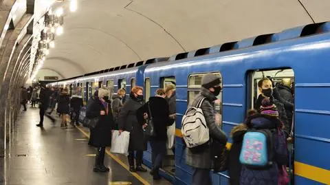 Metro w Kijowie. Zdjęcie z grudnia 2020 roku