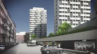 Budynki od strony ul