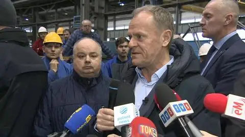 Tusk na spotkaniu z pracownikami Rafako: zaraz będzie poważny kłopot