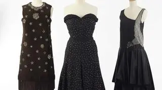 Yves Saint Laurent, 1968; Christian Dior, 1957; Jeanne Lanvin, 1928