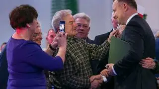 Prezydent podczas spotkania związanego z podpisaniem ustawy o "Emeryturze Plus"