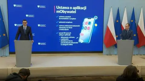 Minister w KPRM Adam Andruszkiewicz o aplikacji mObywatel