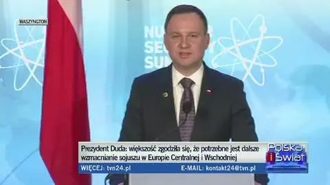 Prezydent Duda mówił o wzmocnieniu wschodniej flanki przez wojska USA