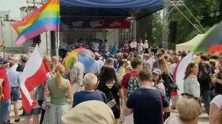Marsz "Polska przeciw przmocy" w Białymstoku