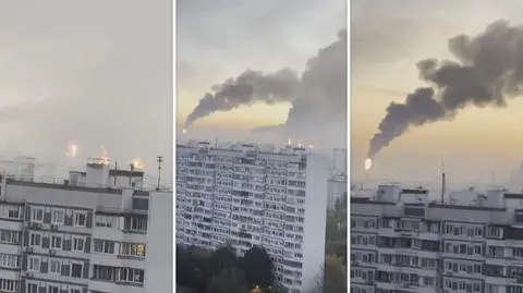 Atak dronów na rafinerię w Moskwie