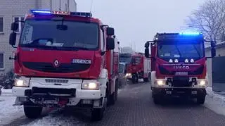 Na 89-latkę spadł fragment tynku. Kobieta z raną cięta głowy trafiła do szpitala